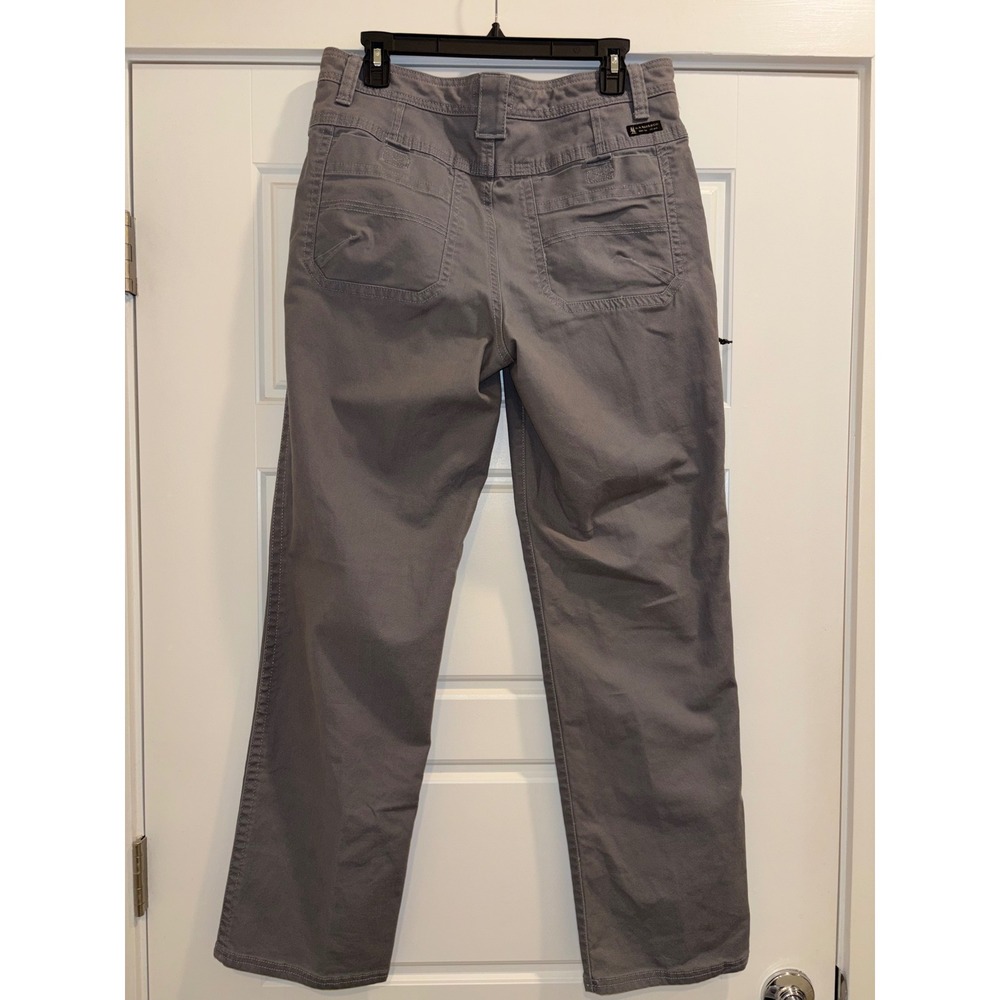 GH Bass & Co Mens Grey Canvas Utility Pants Straight Leg 32x32 PL109862 - Picture 3 of 6